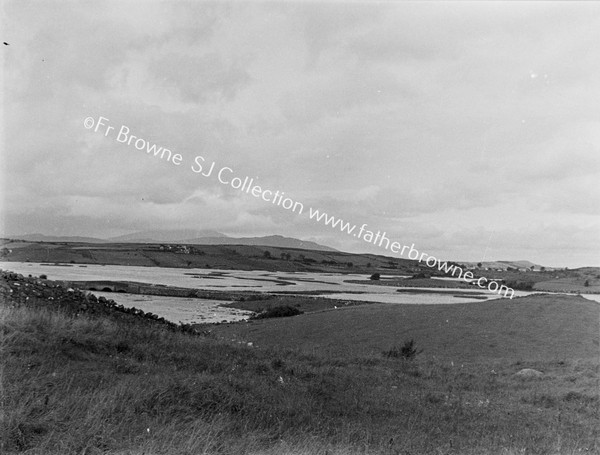 VIEWS FROM L.CULLEN FROM TRAIN APPROACHING FOXFORD